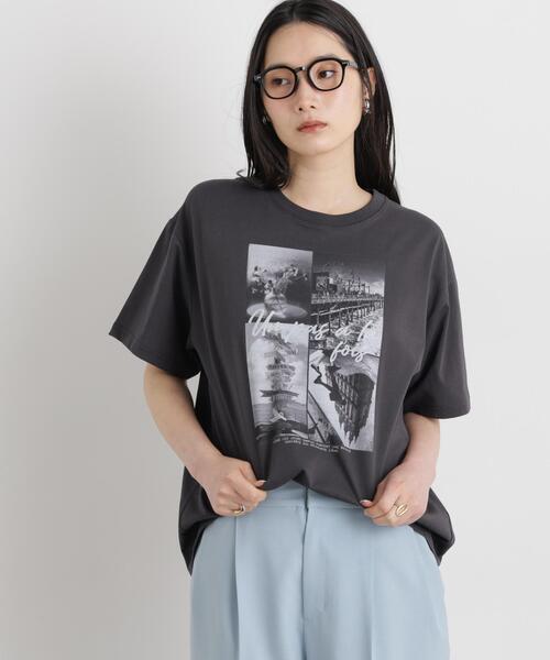 NANO universe(ナノユニバース)の「MINERALTEX(TM)フォトプリントTシャツ(Tシャツ/カットソー・レディース・その他3/その他2/その他1・FREE)」の3枚目の写真