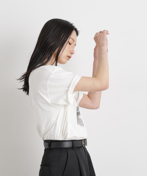 NANO universe(ナノユニバース)の「MINERALTEX(TM)フォトプリントTシャツ(Tシャツ/カットソー・レディース・その他3/その他2/その他1・FREE)」の5枚目の写真