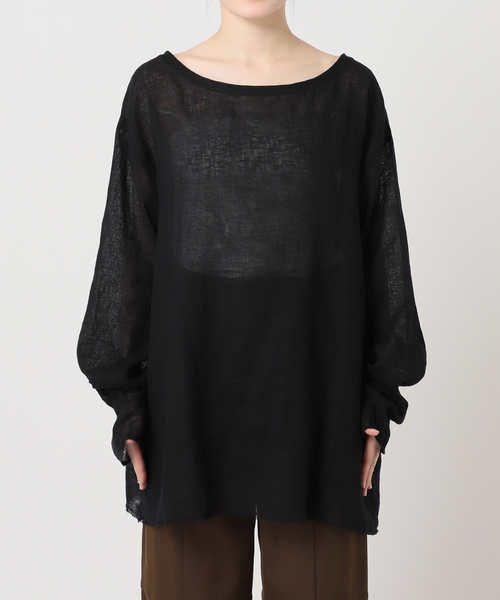 CITYSHOP(シティーショップ)の「《追加2》ASA/C BIO WASH PULLOVER:ブラウス(Tシャツ/カットソー・レディース・ブラック/ホワイト/グリーン・FREE)」の13枚目の写真