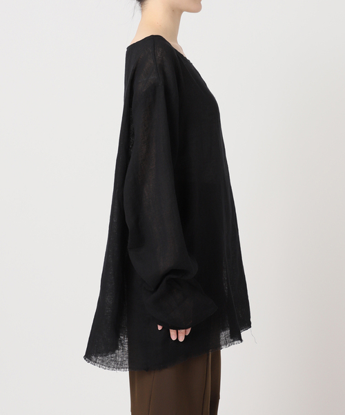 CITYSHOP(シティーショップ)の「《追加2》ASA/C BIO WASH PULLOVER:ブラウス(Tシャツ/カットソー・レディース・ブラック/ホワイト/グリーン・FREE)」の16枚目の写真
