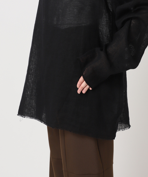 CITYSHOP(シティーショップ)の「《追加2》ASA/C BIO WASH PULLOVER:ブラウス(Tシャツ/カットソー・レディース・ブラック/ホワイト/グリーン・FREE)」の18枚目の写真