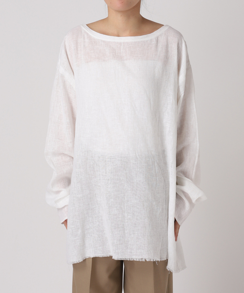 CITYSHOP(シティーショップ)の「《追加2》ASA/C BIO WASH PULLOVER:ブラウス(Tシャツ/カットソー・レディース・ブラック/ホワイト/グリーン・FREE)」の20枚目の写真