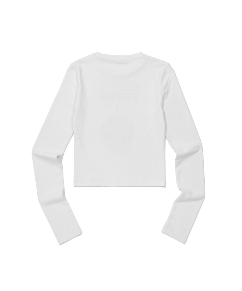 EXTRAORDINARY(エクストラオーディナリー)の「KEEP IT FRESH LONG SLEEVE OFF WHITE(Tシャツ/カットソー・レディース・その他・F)」の6枚目の写真
