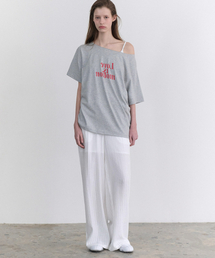 ANDNEEDS（アンドニーズ）の「Parco two tuck pants (white)（スラックス）」