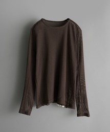 【OPPOSE DUALITY】Long Sleeve T-Shirts Mesh