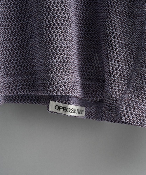 CONZ(コンズ)の「【OPPOSE DUALITY】Long Sleeve T-Shirts Mesh(Tシャツ/カットソー・メンズ・ブラウン/パープル・46/44)」の9枚目の写真