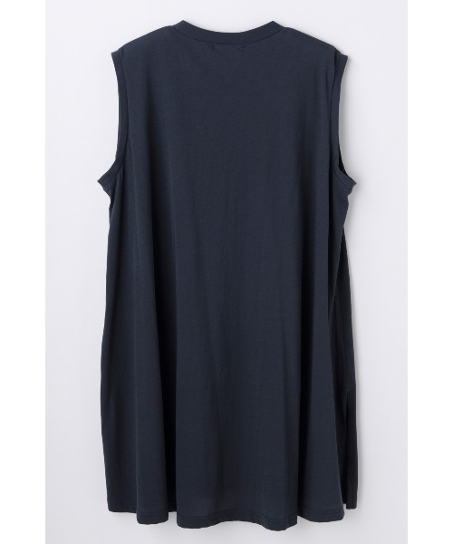 ENFOLD(エンフォルド)の「SLIT A-LINE TANK-TOP(タンクトップ・レディース・ダークグレー/ブラック/ライトベージュ・38)」の5枚目の写真