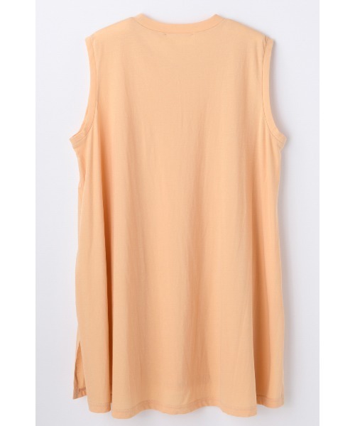 ENFOLD(エンフォルド)の「SLIT A-LINE TANK-TOP(タンクトップ・レディース・ダークグレー/ブラック/ライトベージュ・38)」の6枚目の写真