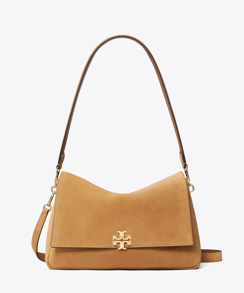 TORY BURCH(トリーバーチ)の「チャーリー スエード ショルダーバッグ(ショルダーバッグ・レディース・ダークブラウン・ONE SIZE)」の3枚目の写真