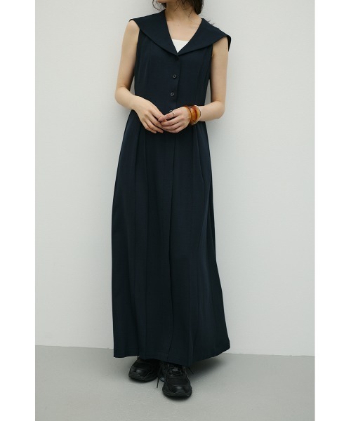 STYLEMIXER(スタイルミキサー)の「ビックカラーパネルラインワンピース(ワンピース・レディース・ネイビー/イエロー/グレー・MEDIUM/SMALL)」の3枚目の写真