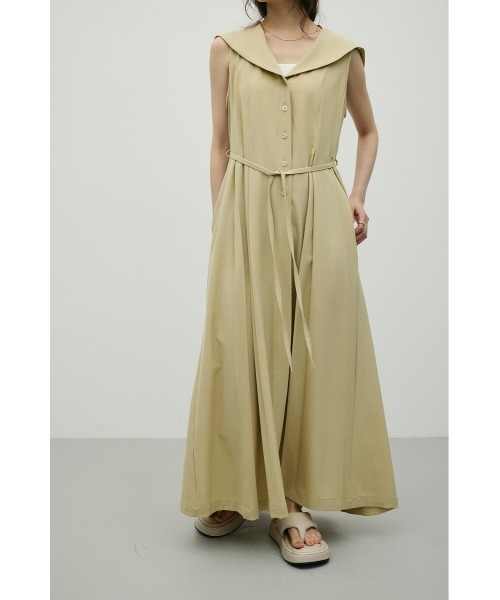 STYLEMIXER(スタイルミキサー)の「ビックカラーパネルラインワンピース(ワンピース・レディース・ネイビー/イエロー/グレー・MEDIUM/SMALL)」の1枚目の写真