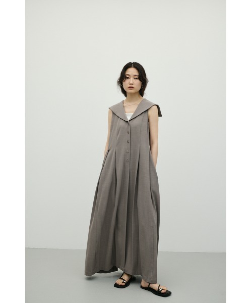 STYLEMIXER(スタイルミキサー)の「ビックカラーパネルラインワンピース(ワンピース・レディース・ネイビー/イエロー/グレー・MEDIUM/SMALL)」の6枚目の写真