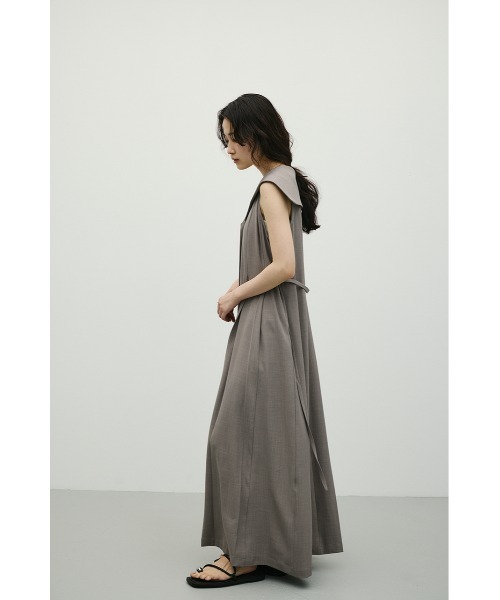 STYLEMIXER(スタイルミキサー)の「ビックカラーパネルラインワンピース(ワンピース・レディース・ネイビー/イエロー/グレー・MEDIUM/SMALL)」の8枚目の写真