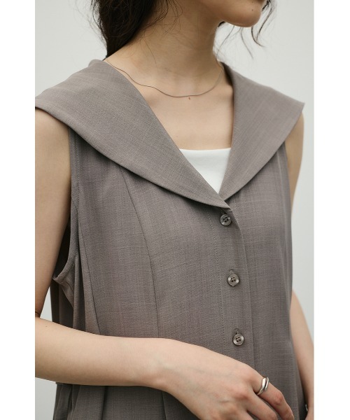 STYLEMIXER(スタイルミキサー)の「ビックカラーパネルラインワンピース(ワンピース・レディース・ネイビー/イエロー/グレー・MEDIUM/SMALL)」の15枚目の写真