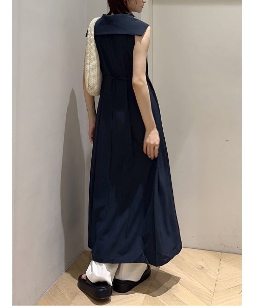 STYLEMIXER(スタイルミキサー)の「ビックカラーパネルラインワンピース(ワンピース・レディース・ネイビー/イエロー/グレー・MEDIUM/SMALL)」の5枚目の写真