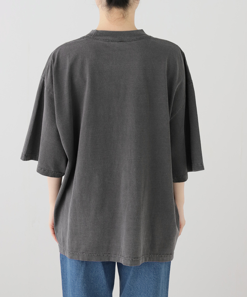 is-ness(イズネス)の「ISNESS MUSIC/イズネス ミュージック NEU WAVE Tシャツ(Tシャツ/カットソー・レディース・チャコールグレー/ベージュ/ホワイト・MEDIUM)」の16枚目の写真