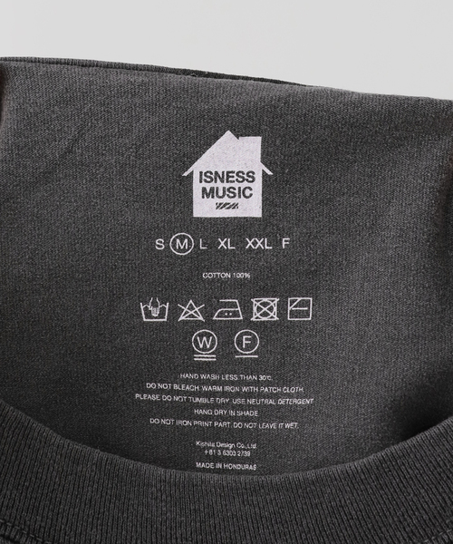 is-ness(イズネス)の「ISNESS MUSIC/イズネス ミュージック NEU WAVE Tシャツ(Tシャツ/カットソー・レディース・チャコールグレー/ベージュ/ホワイト・MEDIUM)」の19枚目の写真
