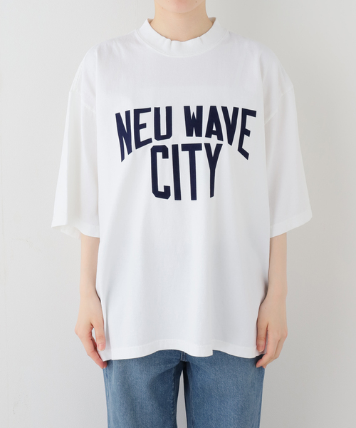 is-ness(イズネス)の「ISNESS MUSIC/イズネス ミュージック NEU WAVE Tシャツ(Tシャツ/カットソー・レディース・チャコールグレー/ベージュ/ホワイト・MEDIUM)」の21枚目の写真