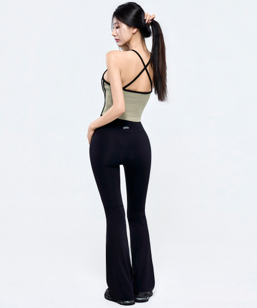 PHYSICAL GARMENTS（フィジカルガーメンツ）の「P5080_キャップ内蔵トラックホルターネックタンクトップ [4COLOR]（Tシャツ/カットソー・レディース・ベージュ/ブラック/ホワイト/グレー・FREE）」の20枚目の写真