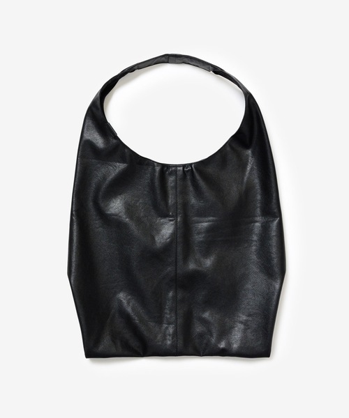 ATTACHMENT(アタッチメント)の「シンセティックレザー スモール ショッピングバッグ / SYNTHETIC LEATHER SMALL SHOPPING BAG(ショルダーバッグ・メンズ・ダークブラウン/ライトベージュ/カーキ/ブラック・ONESIZE)」の7枚目の写真