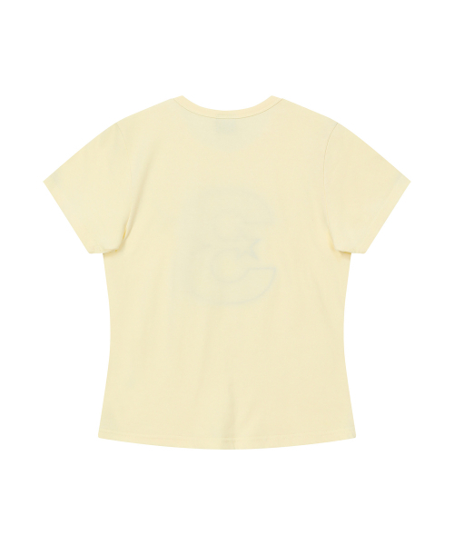 BAUF（バウフ）の「3ロゴドットスリムフィットTシャツ[イエロー]（Tシャツ/カットソー・レディース・その他・FREE）」の3枚目の写真