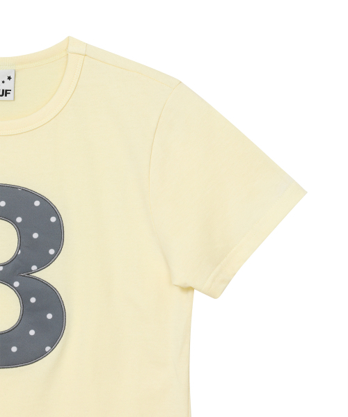 BAUF（バウフ）の「3ロゴドットスリムフィットTシャツ[イエロー]（Tシャツ/カットソー・レディース・その他・FREE）」の5枚目の写真
