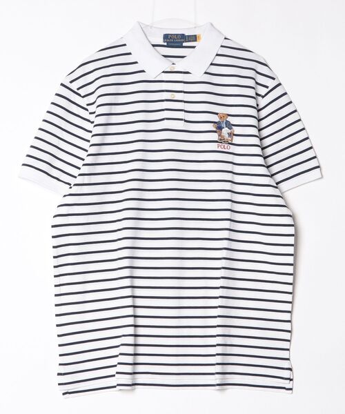 POLO RALPH LAUREN（ポロ ラルフ ローレン）の「カスタム スリム フィット Polo ベア ポロシャツ（ポロシャツ・メンズ・ホワイト・L/M/S/XL/XS/XXL）」の6枚目の写真