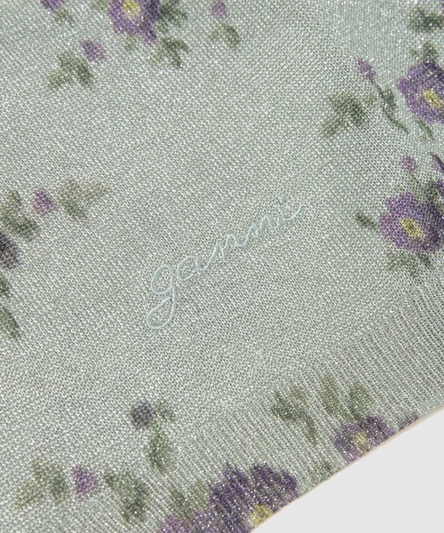 GANNI(ガニー)の「Printed metalic Cardigan(カーディガン/ボレロ・レディース・その他1・S)」の6枚目の写真