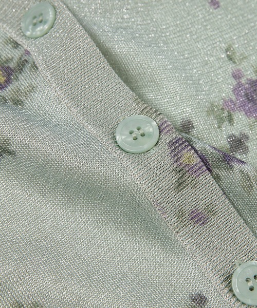 GANNI(ガニー)の「Printed metalic Cardigan(カーディガン/ボレロ・レディース・その他1・S)」の7枚目の写真