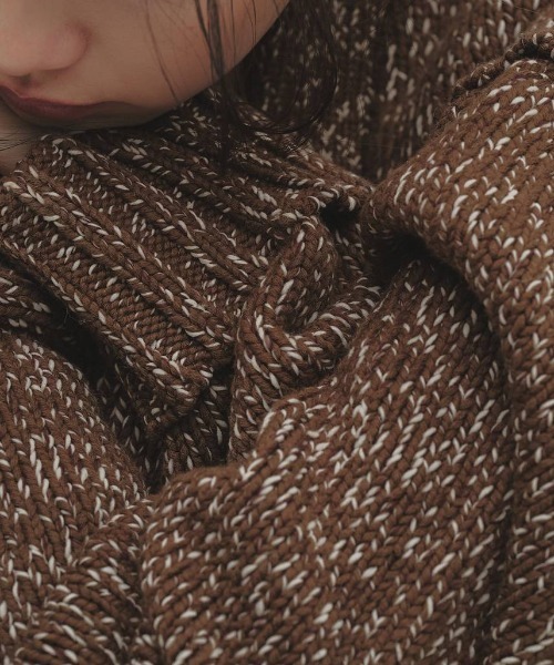 TODAYFUL（トゥデイフル）の「【TODAYFUL/トゥデイフル】Boyfriend Knit Cardigan/ボーイフレンドニットカーディガン（カーディガン/ボレロ・レディース・ブラック/ブラウン・FREE）」の3枚目の写真