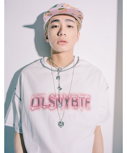 Little sunny bite（リトルサニーバイト）の「【Little Sunny Bite 】logo big tee（Tシャツ/カットソー・レディース・ブラック/ピンク/ホワイト・MEDIUM/SMALL）」の12枚目の写真