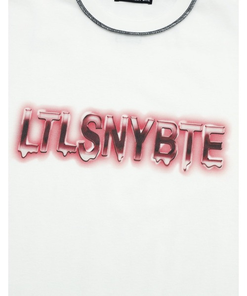 Little sunny bite（リトルサニーバイト）の「【Little Sunny Bite 】logo big tee（Tシャツ/カットソー・レディース・ブラック/ピンク/ホワイト・MEDIUM/SMALL）」の17枚目の写真