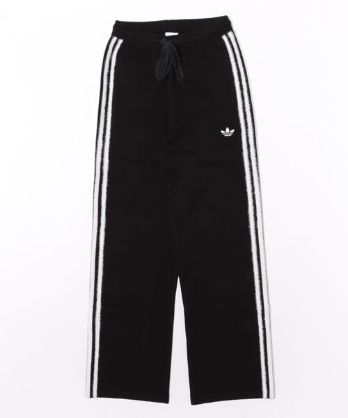 adidas(アディダス)の「adidas アディダス W KNIT FIREBIRD TRACKPANT ロングパンツ KS9363 BLACK/WHITE(その他パンツ・レディース・ブラック・SMALL/MEDIUM/LARGE/X-LARGE)」の1枚目の写真