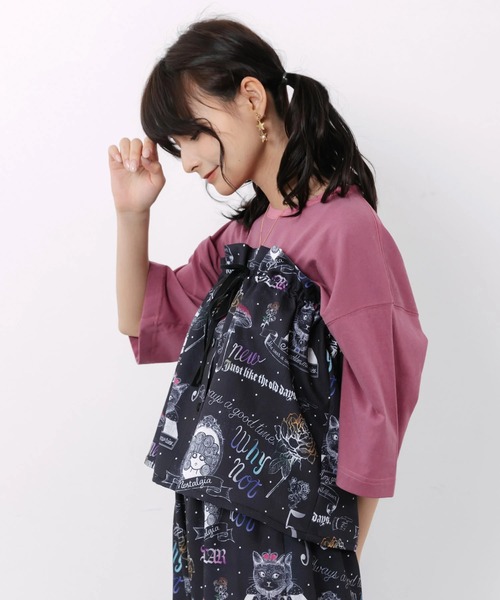 ScoLar(スカラー)の「ScoLar/スカラー ビスチェ付き 総柄パンツ(その他パンツ・レディース・アイボリー/ブラック・FREE)」の14枚目の写真