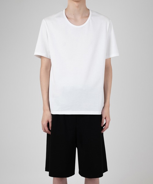 LAD MUSICIAN(ラッドミュージシャン)の「PERMANENT ROCKER U-NECK REGULAR T-SHIRT(Tシャツ/カットソー・メンズ・ブラック/ホワイト・46/44/42)」の3枚目の写真
