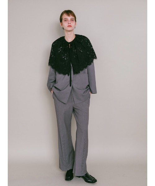sahara(サハラ)の「【26AW PRE ORDER】Button Line Pants(その他パンツ・レディース・ブラック/グレー/ブラウン・FREE)」の7枚目の写真