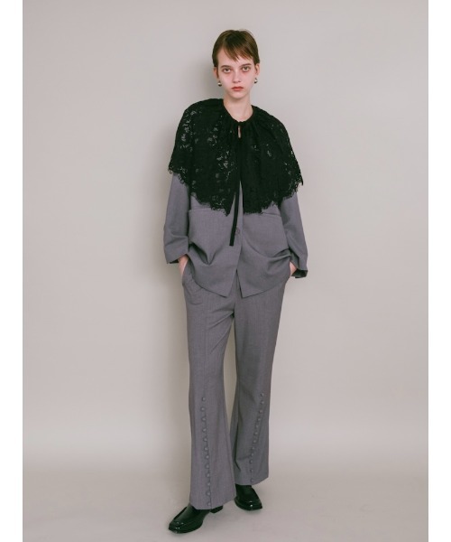 sahara(サハラ)の「【26AW PRE ORDER】Button Line Pants(その他パンツ・レディース・ブラック/グレー/ブラウン・FREE)」の8枚目の写真