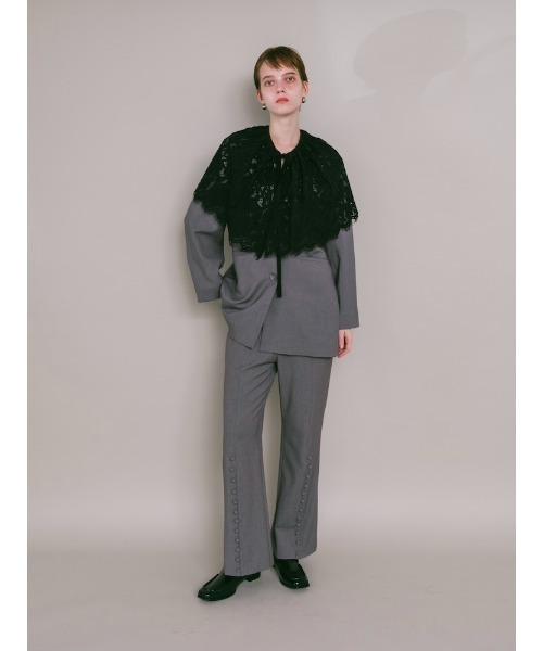 sahara(サハラ)の「【26AW PRE ORDER】Button Line Pants(その他パンツ・レディース・ブラック/グレー/ブラウン・FREE)」の10枚目の写真