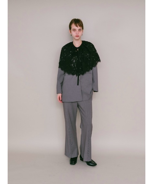 sahara(サハラ)の「【26AW PRE ORDER】Button Line Pants(その他パンツ・レディース・ブラック/グレー/ブラウン・FREE)」の11枚目の写真