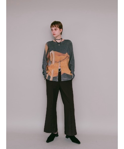 sahara(サハラ)の「【26AW PRE ORDER】Button Line Pants(その他パンツ・レディース・ブラック/グレー/ブラウン・FREE)」の12枚目の写真