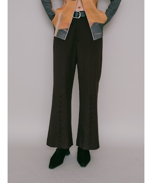 sahara(サハラ)の「【26AW PRE ORDER】Button Line Pants(その他パンツ・レディース・ブラック/グレー/ブラウン・FREE)」の14枚目の写真