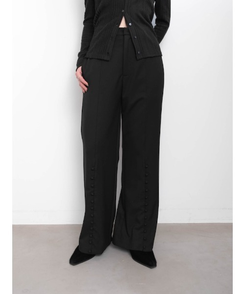sahara(サハラ)の「【26AW PRE ORDER】Button Line Pants(その他パンツ・レディース・ブラック/グレー/ブラウン・FREE)」の17枚目の写真