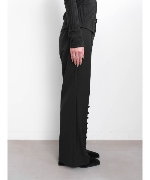 sahara(サハラ)の「【26AW PRE ORDER】Button Line Pants(その他パンツ・レディース・ブラック/グレー/ブラウン・FREE)」の20枚目の写真