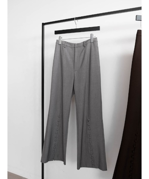 sahara(サハラ)の「【26AW PRE ORDER】Button Line Pants(その他パンツ・レディース・ブラック/グレー/ブラウン・FREE)」の5枚目の写真
