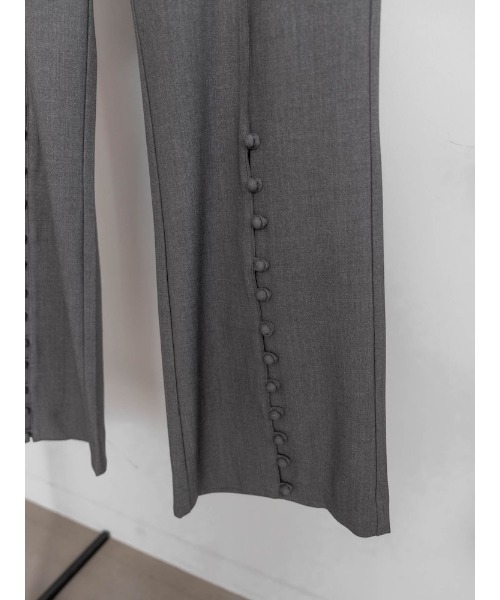 sahara(サハラ)の「【26AW PRE ORDER】Button Line Pants(その他パンツ・レディース・ブラック/グレー/ブラウン・FREE)」の6枚目の写真