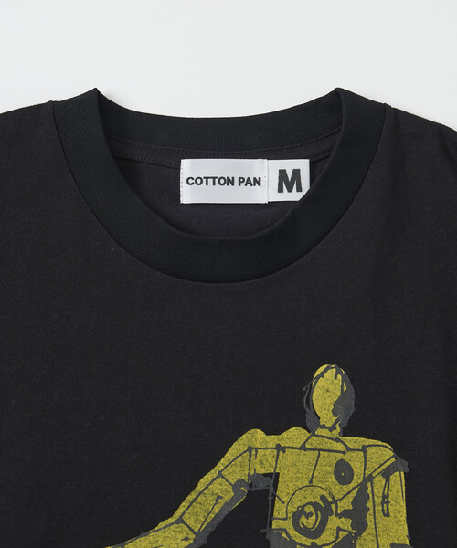 cotton pan(コットンパン)の「COTTON PAN/コットンパン × Firsthand 別注 リラックスフィット プリント クルーネック Tシャツ / 名コンビ(Tシャツ/カットソー・メンズ・ブラック/ホワイト・LARGE/MEDIUM)」の5枚目の写真