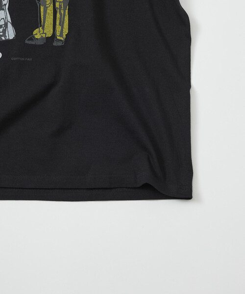 cotton pan(コットンパン)の「COTTON PAN/コットンパン × Firsthand 別注 リラックスフィット プリント クルーネック Tシャツ / 名コンビ(Tシャツ/カットソー・メンズ・ブラック/ホワイト・LARGE/MEDIUM)」の8枚目の写真
