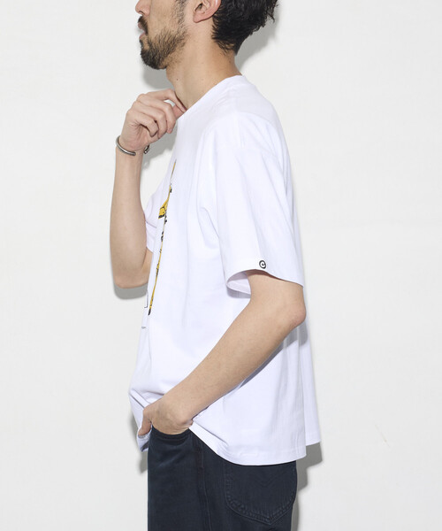 cotton pan(コットンパン)の「COTTON PAN/コットンパン × Firsthand 別注 リラックスフィット プリント クルーネック Tシャツ / 名コンビ(Tシャツ/カットソー・メンズ・ブラック/ホワイト・LARGE/MEDIUM)」の15枚目の写真