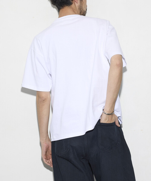 cotton pan(コットンパン)の「COTTON PAN/コットンパン × Firsthand 別注 リラックスフィット プリント クルーネック Tシャツ / 名コンビ(Tシャツ/カットソー・メンズ・ブラック/ホワイト・LARGE/MEDIUM)」の16枚目の写真