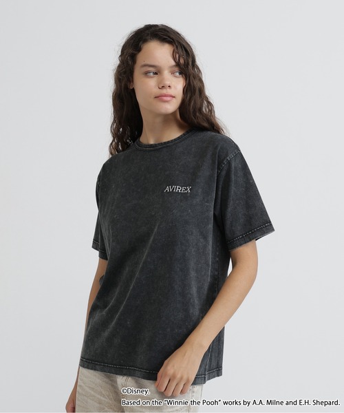 AVIREX(アヴィレックス)の「《Disney Collection》WINNIE THE POOH /TIGGER/ T-SHIRT(Tシャツ/カットソー・レディース・ブラック/オフホワイト・F)」の3枚目の写真